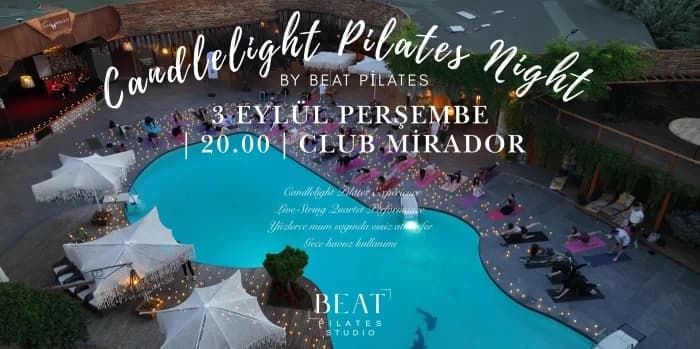Candlelight Pilates Night by Beat Pilates Studio Biletleri - CLUB MİRADOR