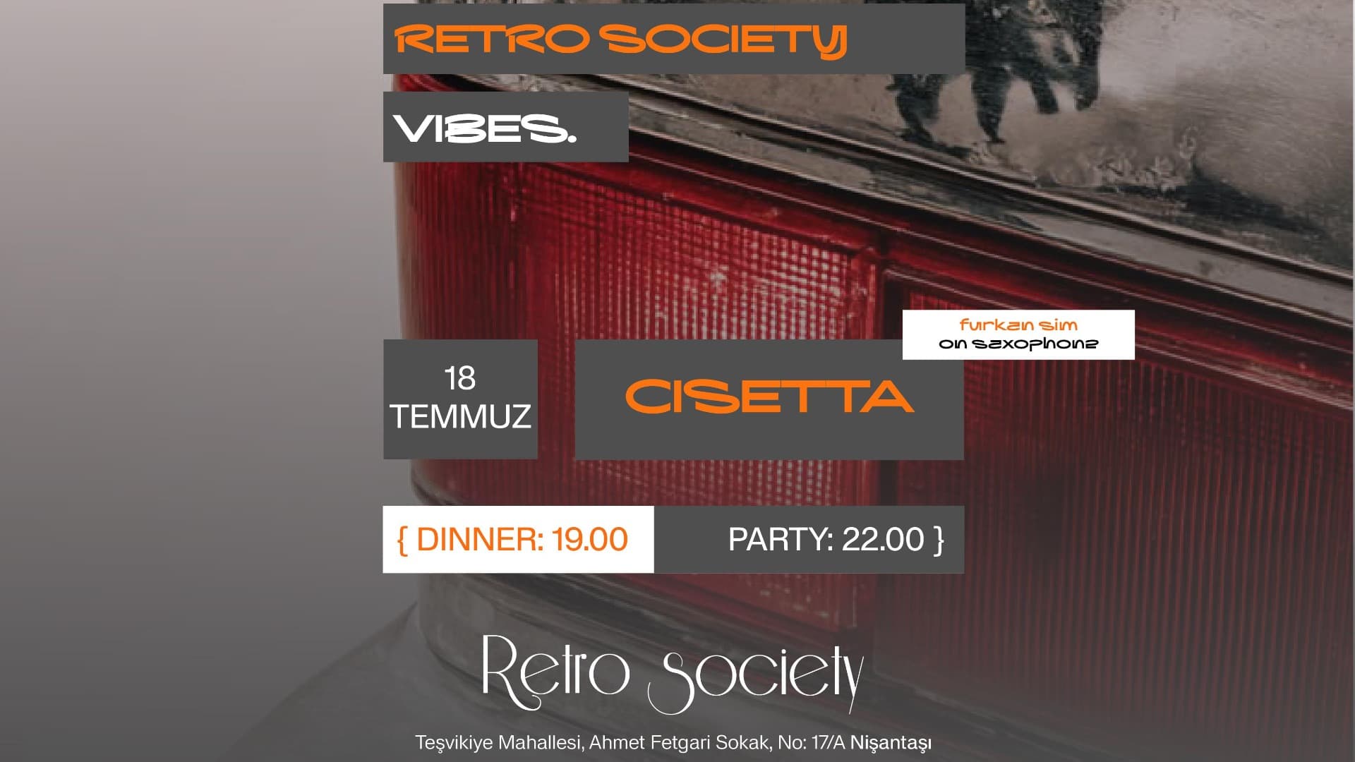 Retro Society Vibes — Cisetta & Furkan Şim