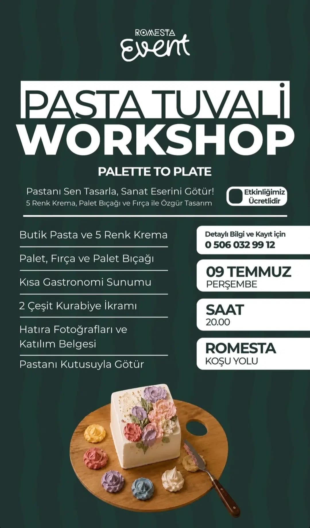 Yetişkin Pasta Tuvali