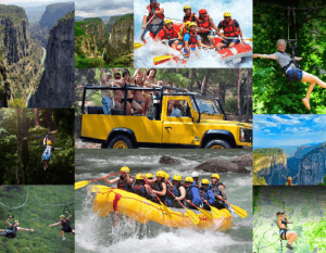 Büyük Zipline & Tazı Kanyonu & Jeep Safari & Rafting Biletleri - MANAVGAT