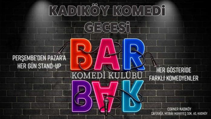 Kadıköy Komedi Gecesi Biletleri - CORNER KADIKÖY