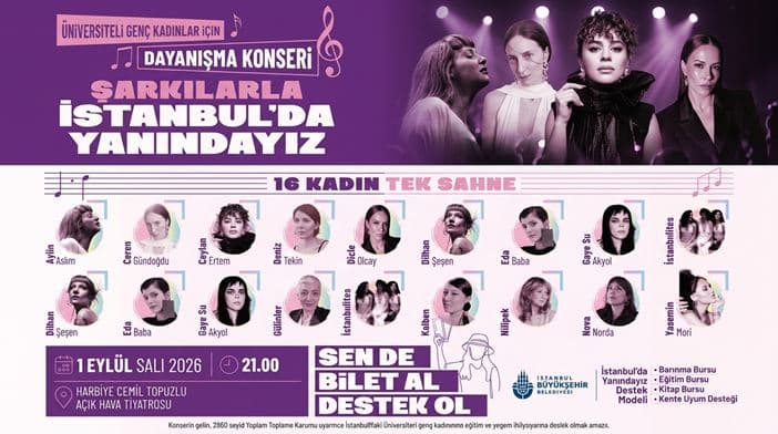 Şarkılarla İstanbul’da Yanındayız