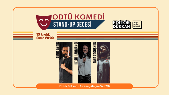 ODTÜ Komedi Topluluğu – Stand-up Gecesi