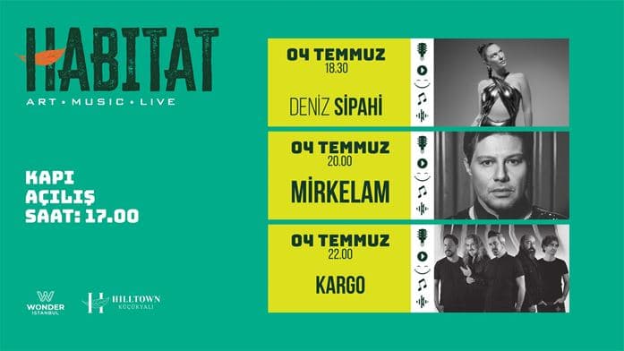 HABITAT Art Music Live-Deniz Sipahi-Mirkelam-Kargo