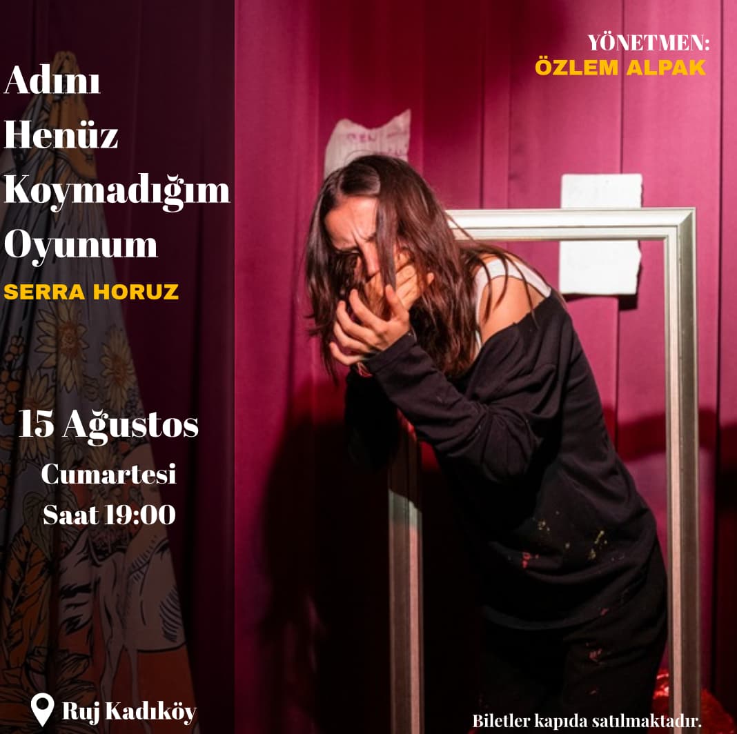 Adını Henüz Koymadığım Oyunum – Ruj Kadıköy