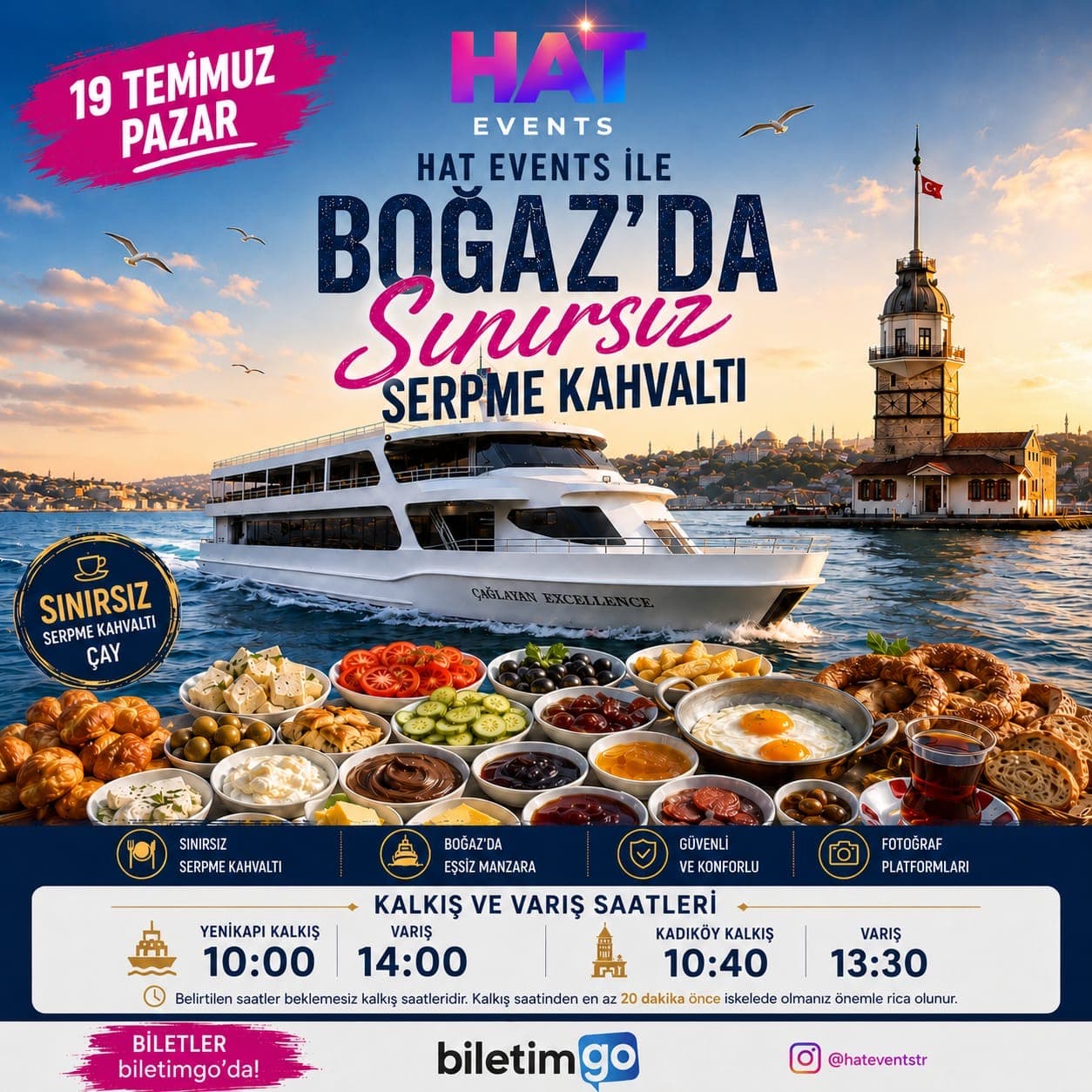 Boğazda Serpme Kahvaltı