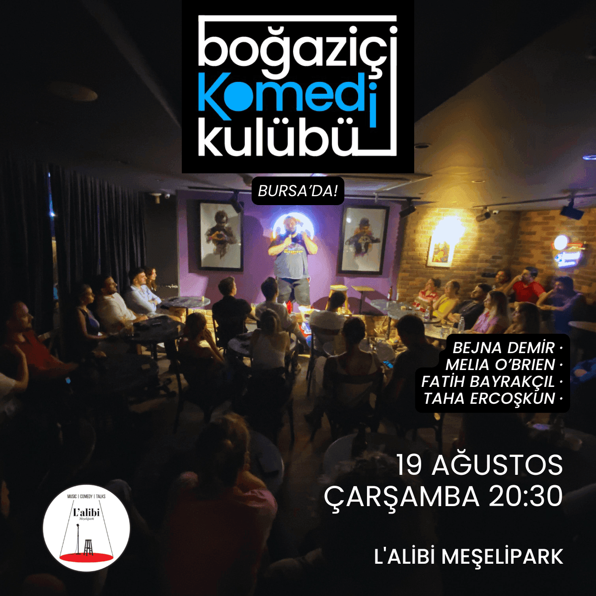 Boğaziçi Komedi Kulübü – Bursa Stand-up Gecesi