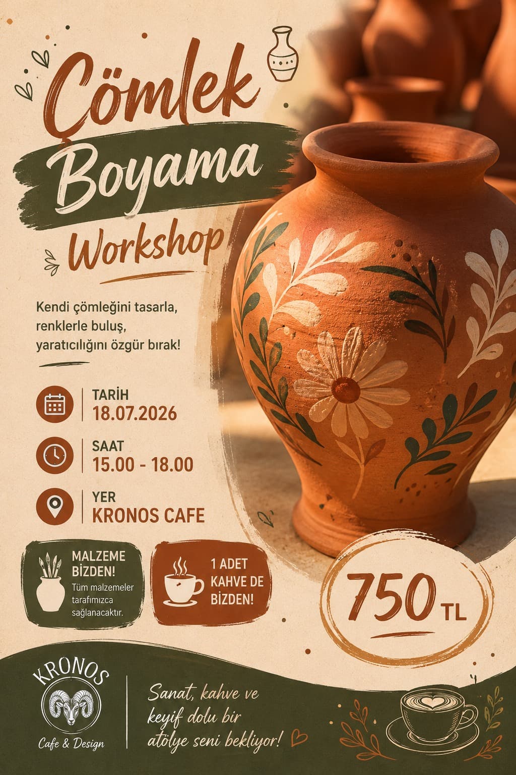 Çömlek Boyama Workshop