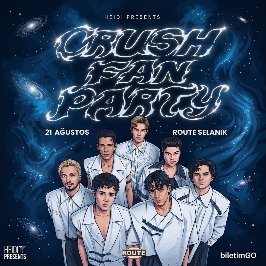 CRUSH FAN PARTY ANKARA Biletleri - ROUTE SELANİK ANKARA