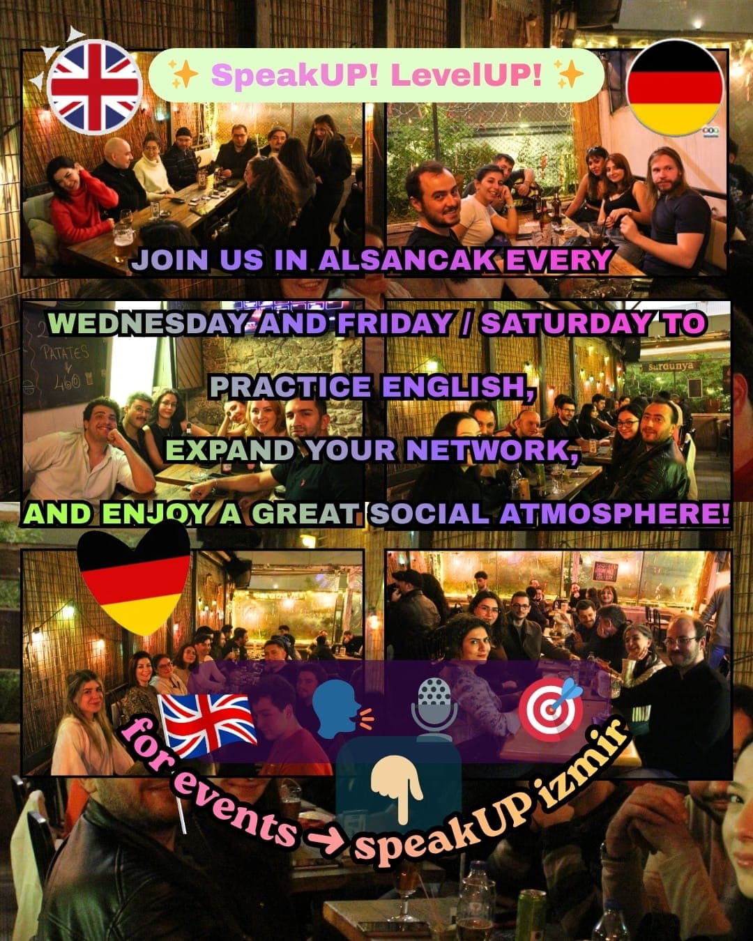 English Speaking Club | SpeakUP Biletleri - SARDUNYA ALSANCAK
