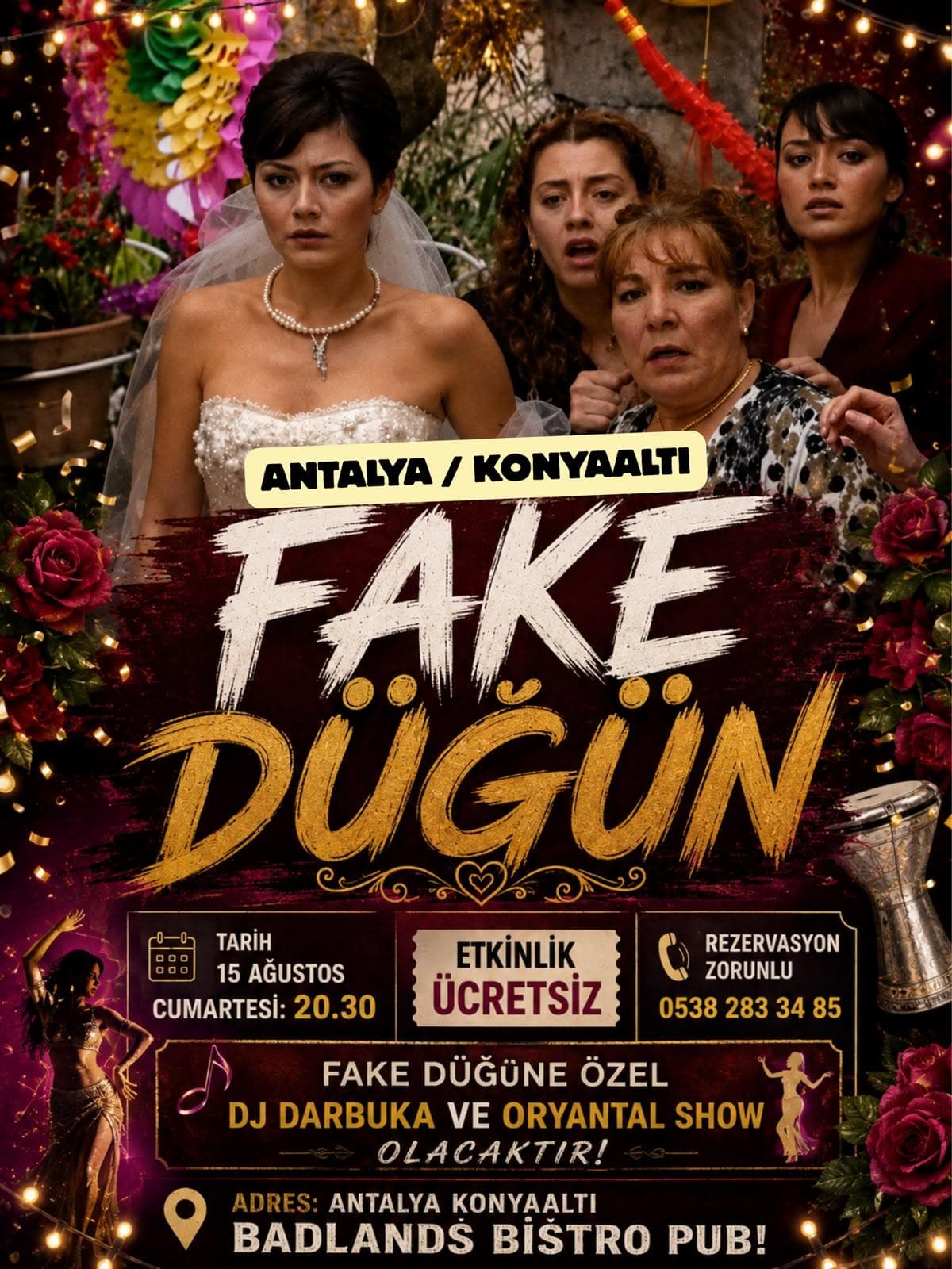 fake düğün
