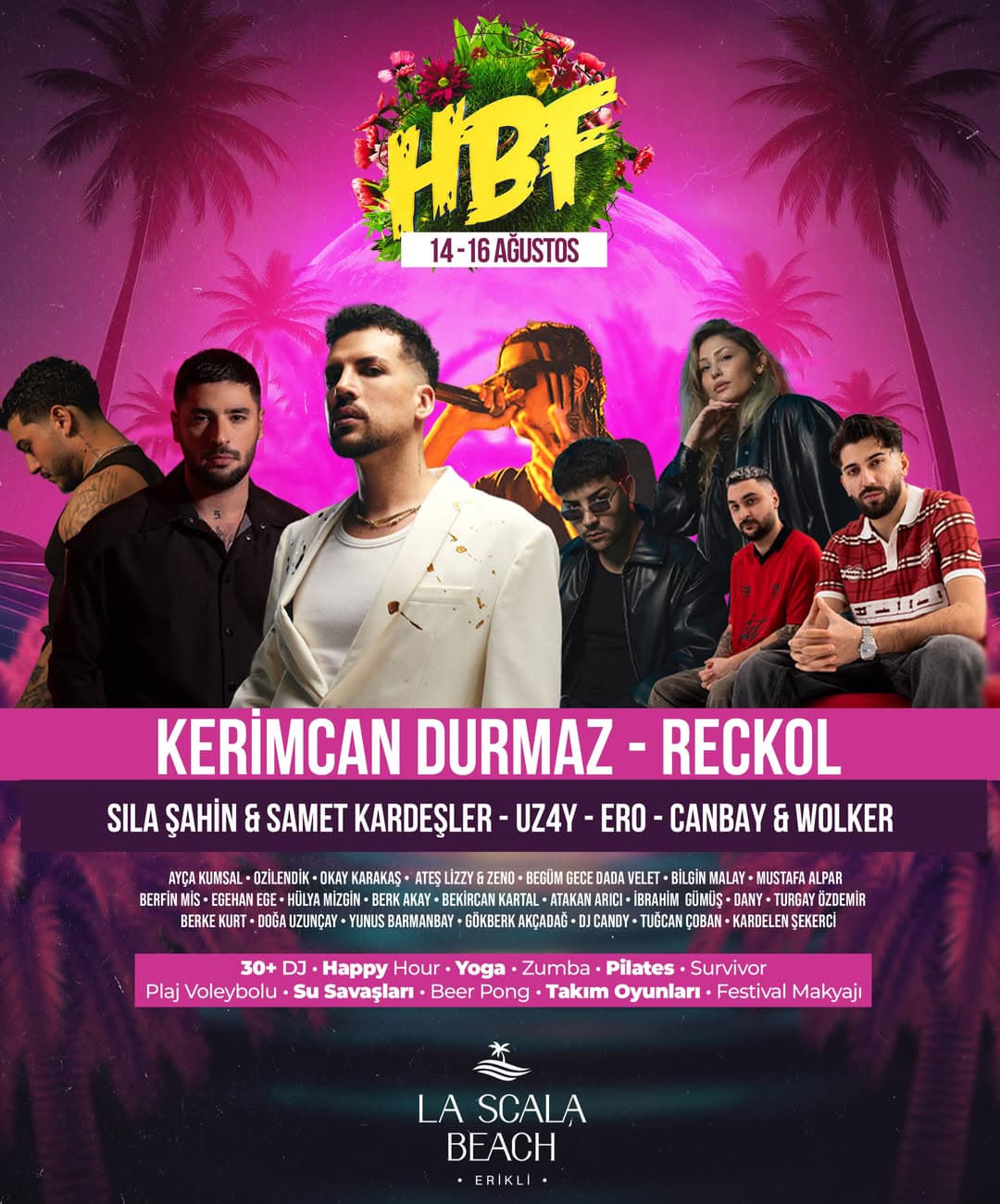 HBF TRAKYA FESTİVAL Biletleri - LA SCALA BEACH ERİKLİ