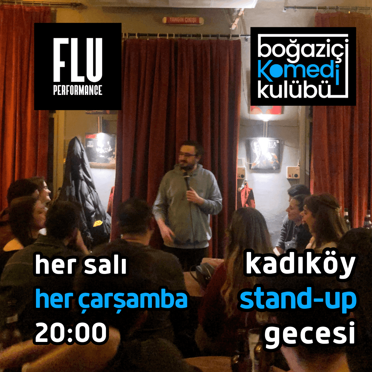 Kadıköy Stand-up Gecesi – Boğaziçi Komedi Kulübü Biletleri - FLU KADIKÖY