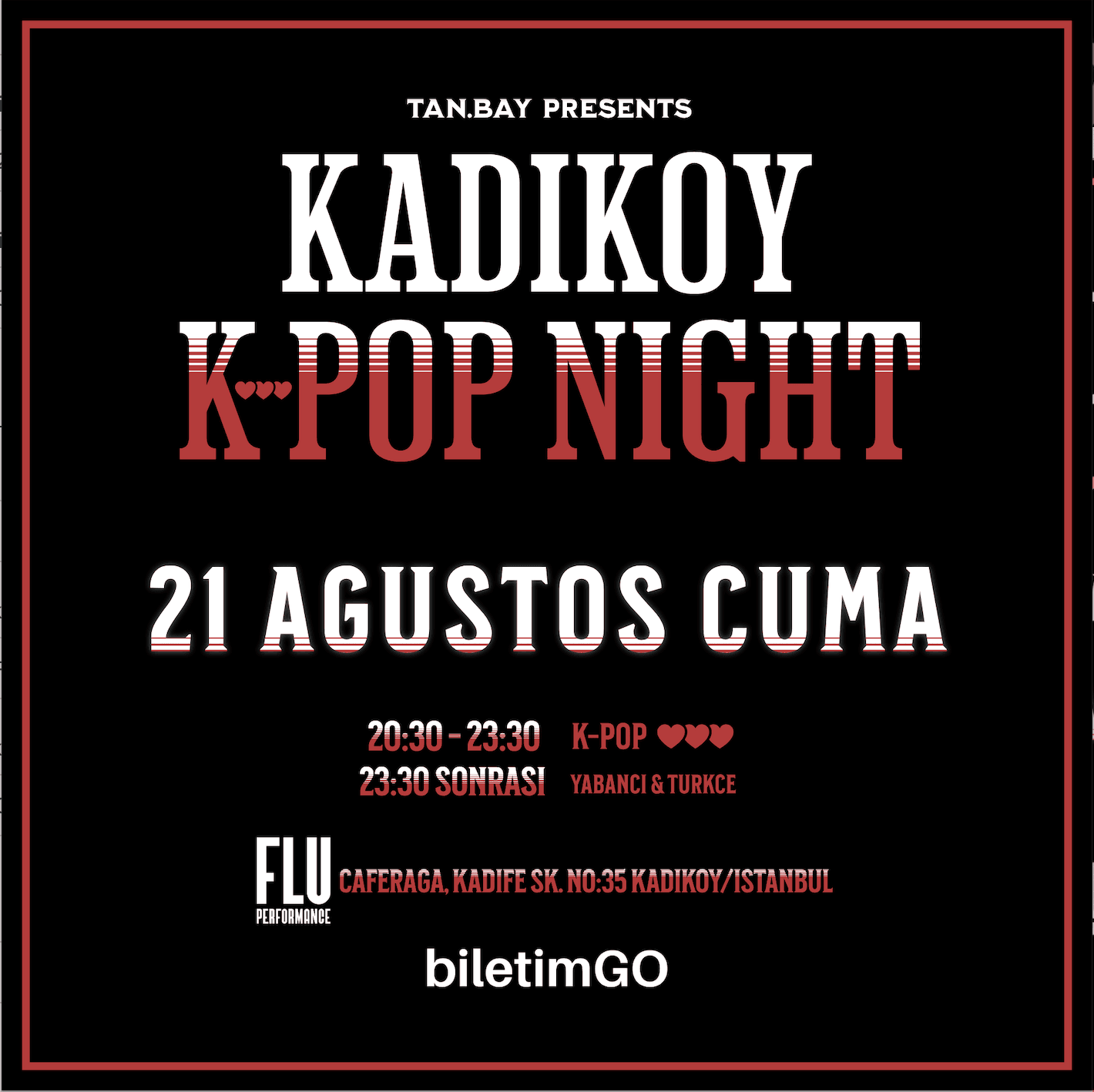 Kadıköy K-pop Party Biletleri - FLU KADIKÖY