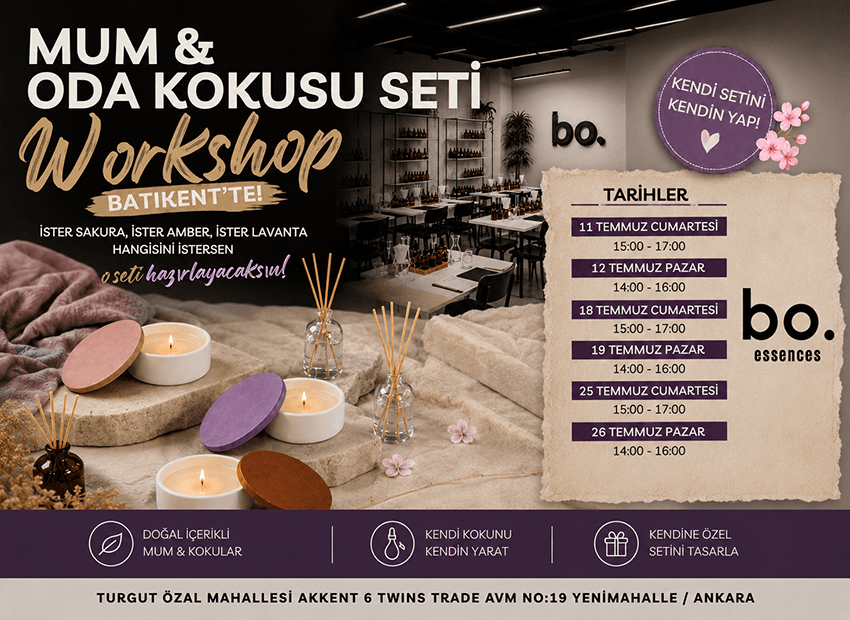 Mum & Oda Kokusu Seti Workshop