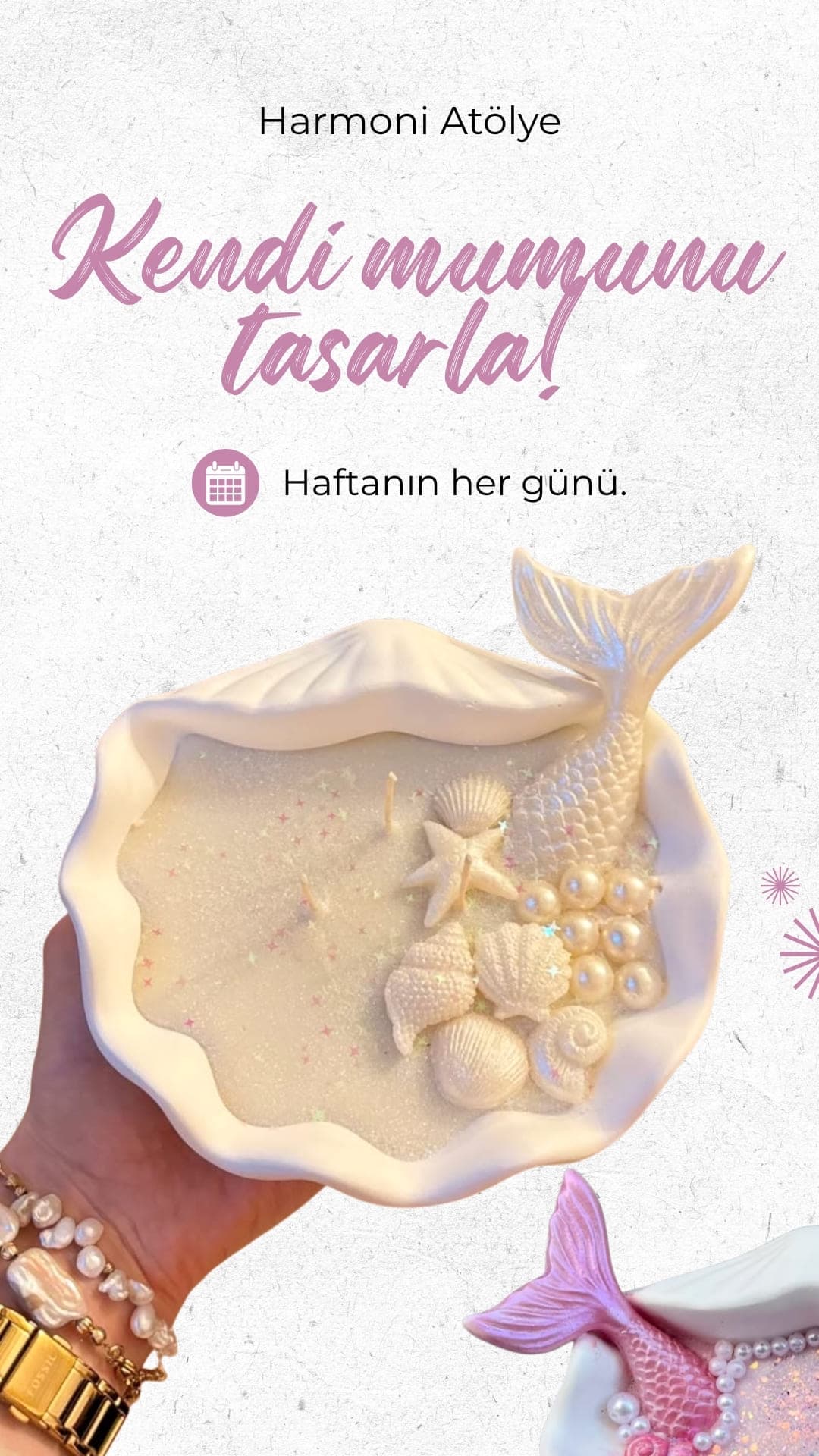 Mum Tasarlama Atölyesi – Ağustos