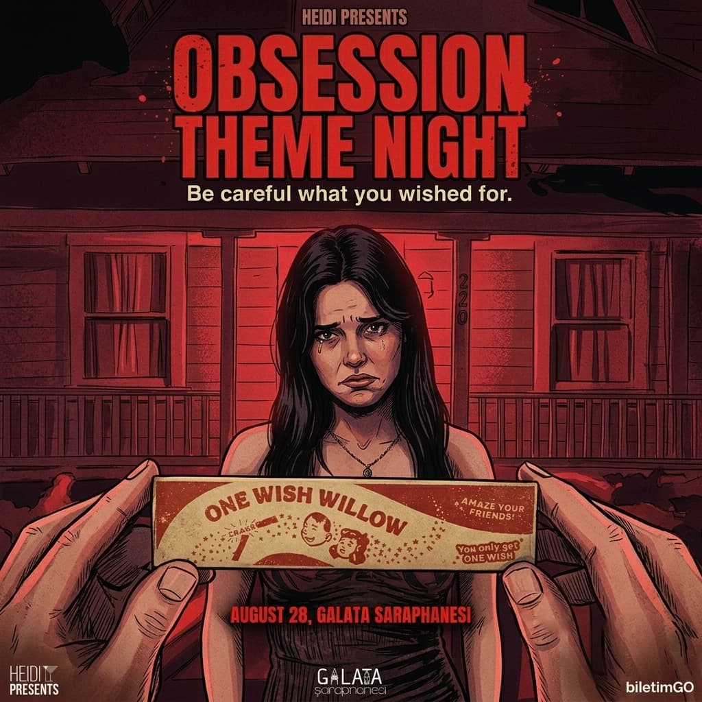 OBSESSION THEME NIGHT Biletleri - GALATA ŞARAPHANESİ