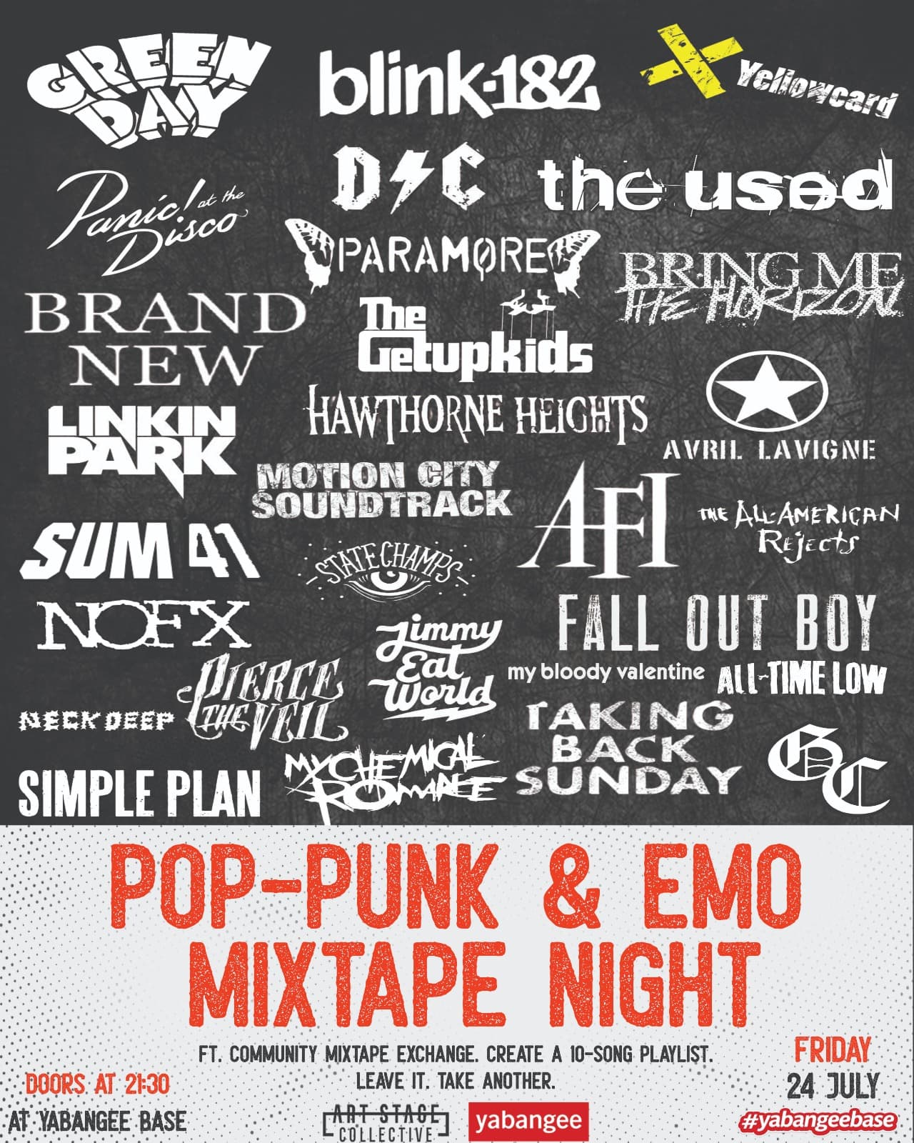 Pop-Punk & Emo Mixtape Night