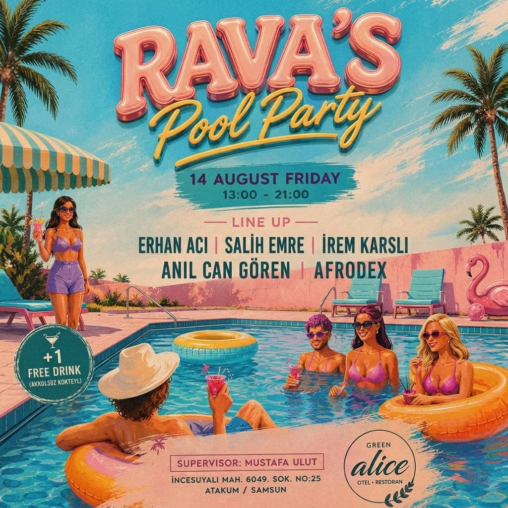 RAVA’S POOL PARTY