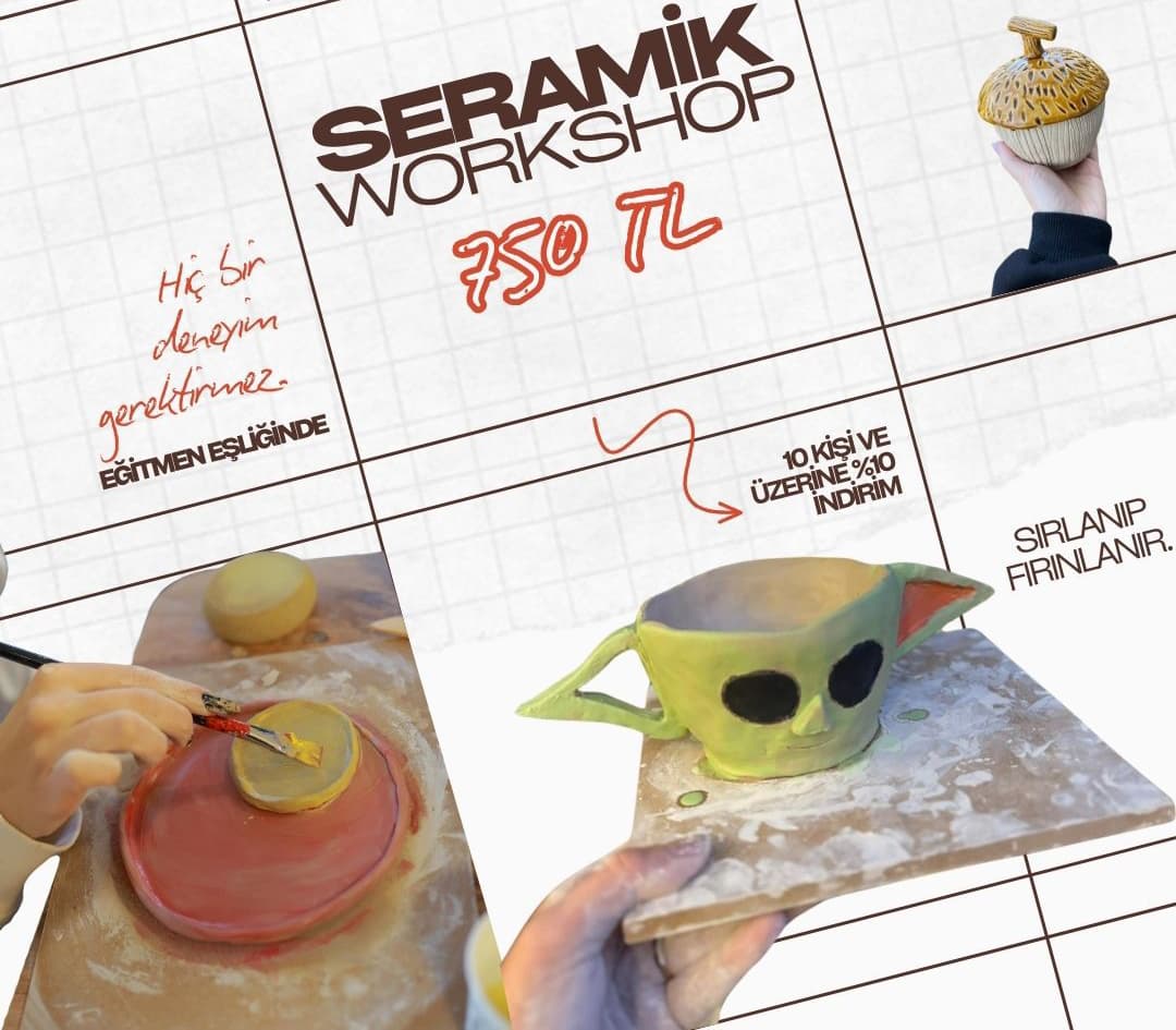 SERAMİK ATÖLYESİ – ANKARA Biletleri - NOA COFFEE & ART