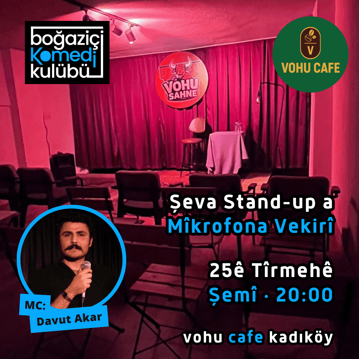 Şeva Stand-up a Mîkrofona Vekirî