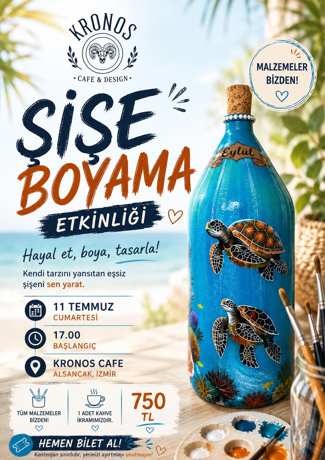 ŞİŞE BOYAMA WORKSHOP