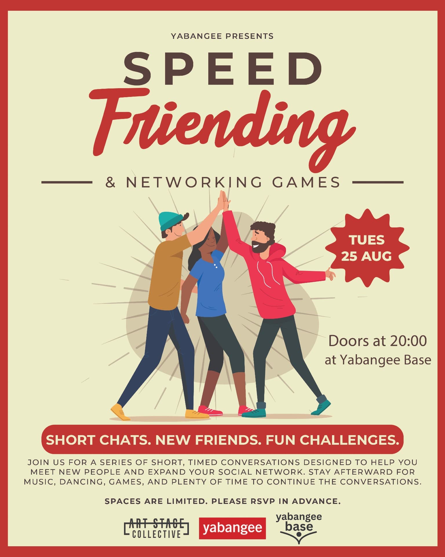 Speed Friending & Networking Games Night