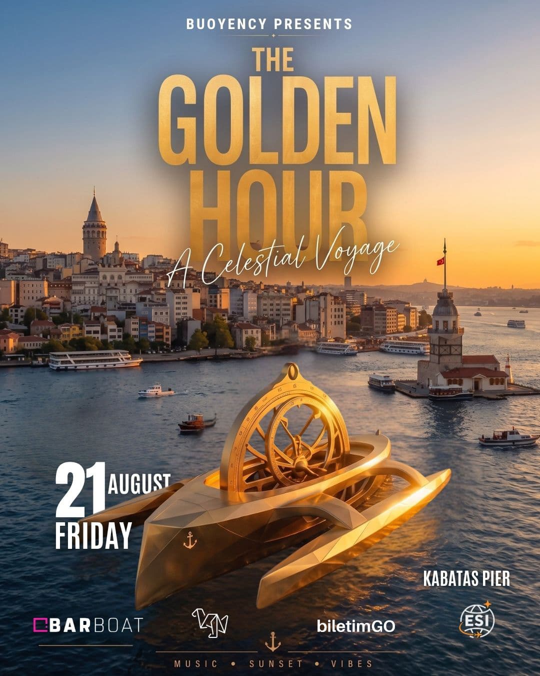 The Golden Hour Boat Party