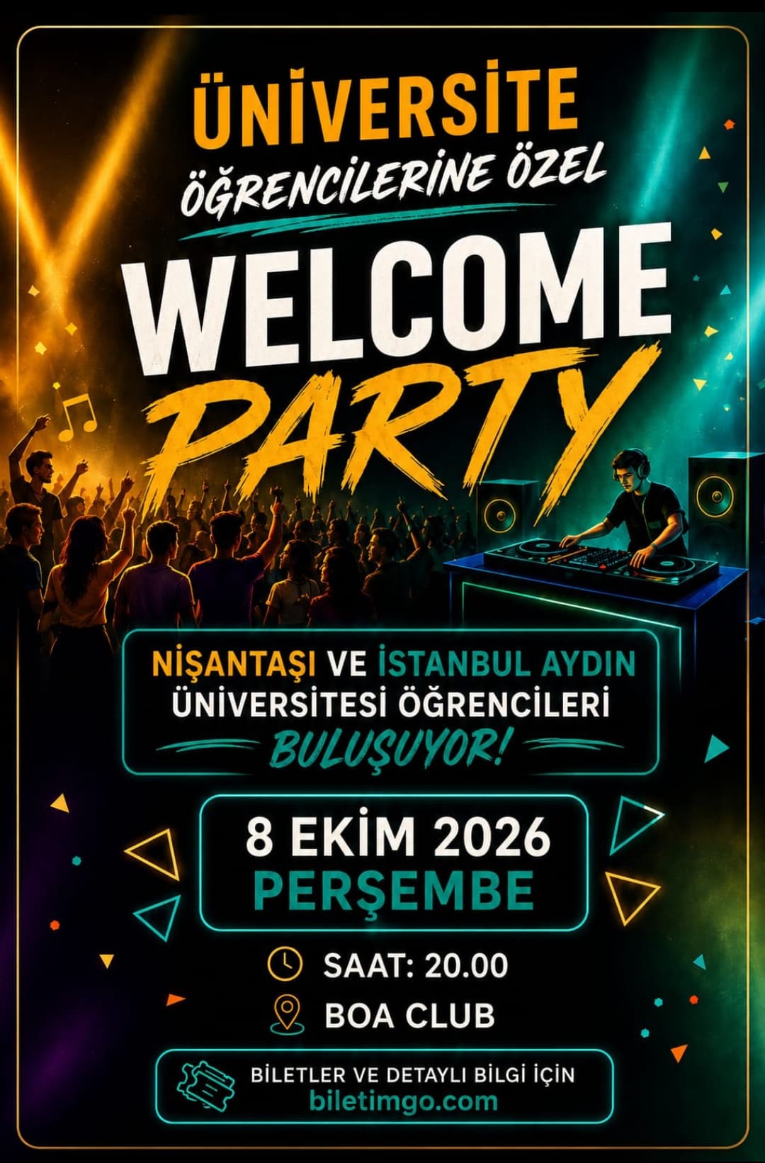 UNIVERSITY WELCOME PARTY