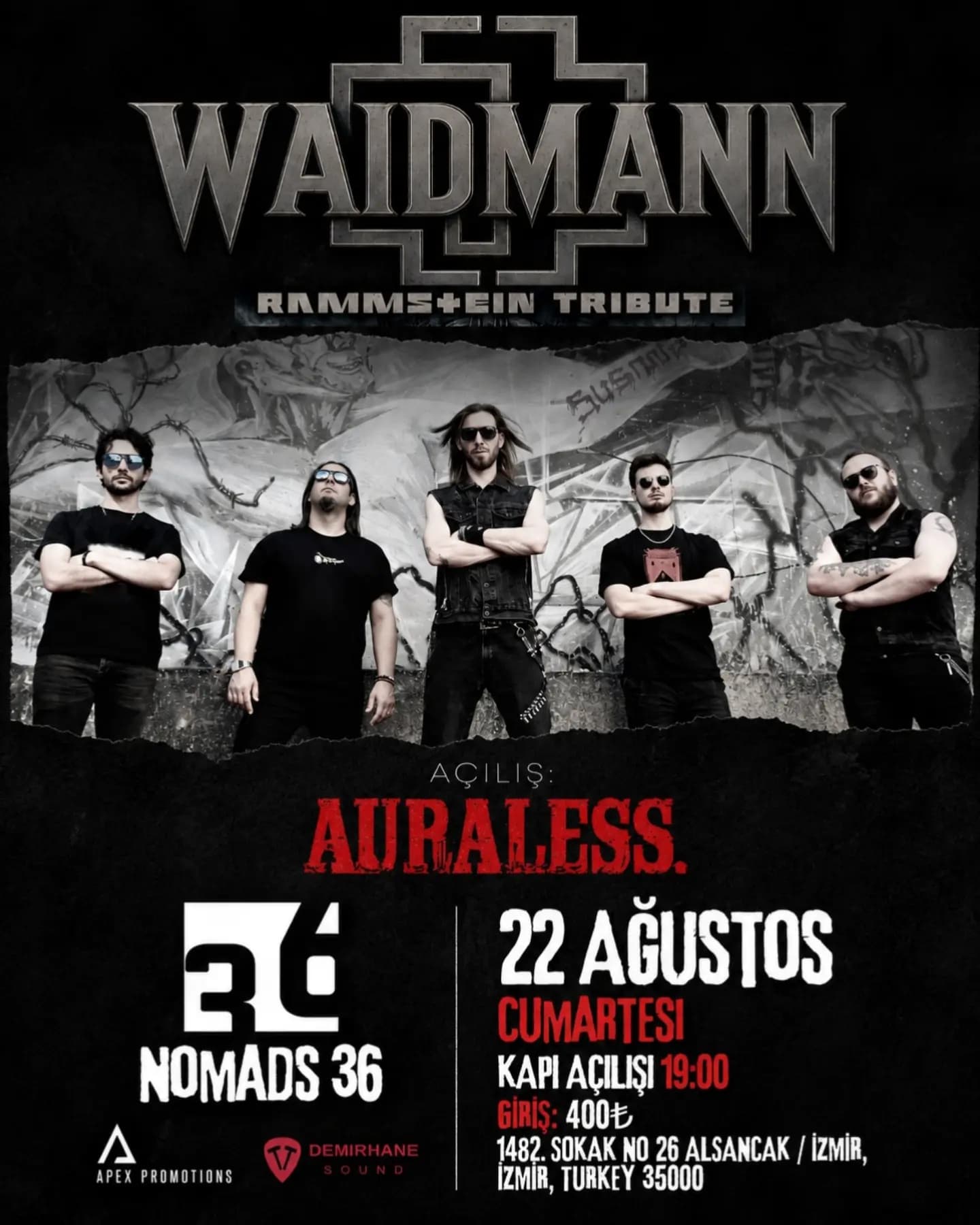 WAIDMANN – RAMMSTEIN TRIBUTE | İZMİR