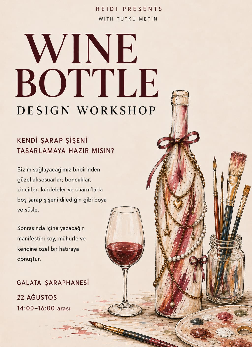 WINE BOTTLE DESIGN WORKSHOP