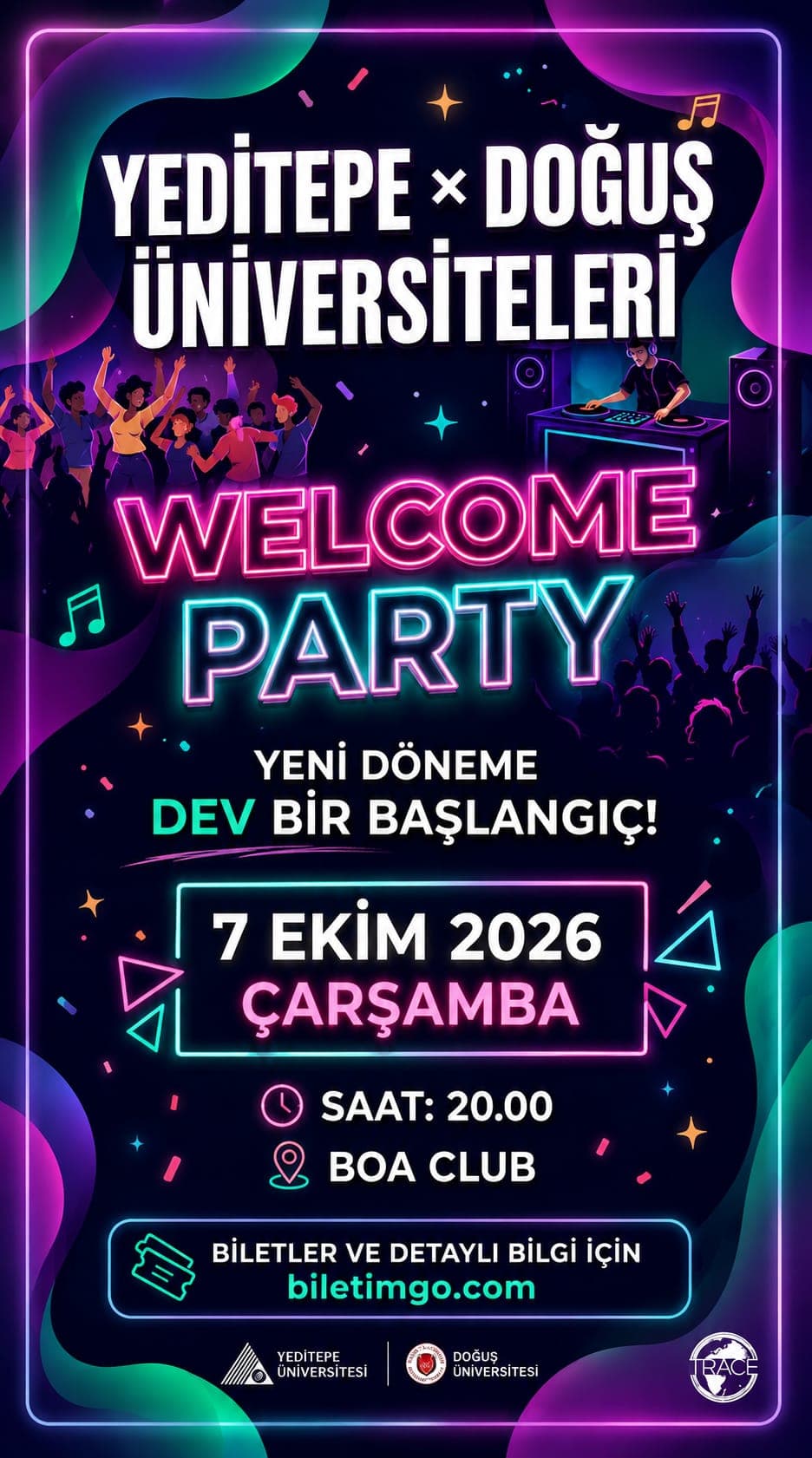 Yeditepe & Doğuş Üniversiteleri Welcome Party