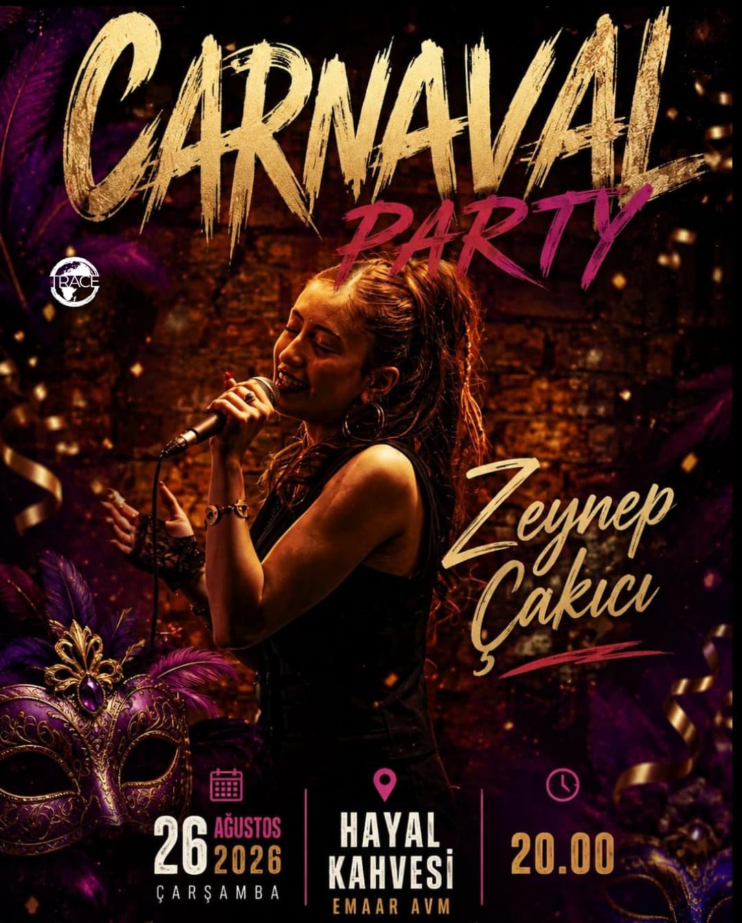ZEYNEP ÇAKICI KONSERİ – CARNAVAL PARTY