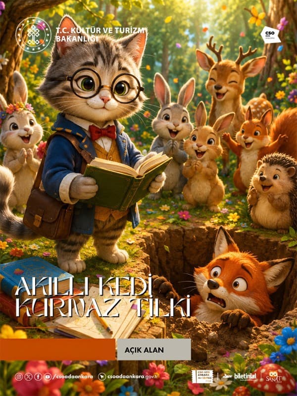 Akıllı Kedi Kurnaz Tilki Biletleri - CSO ADA ANKARA
