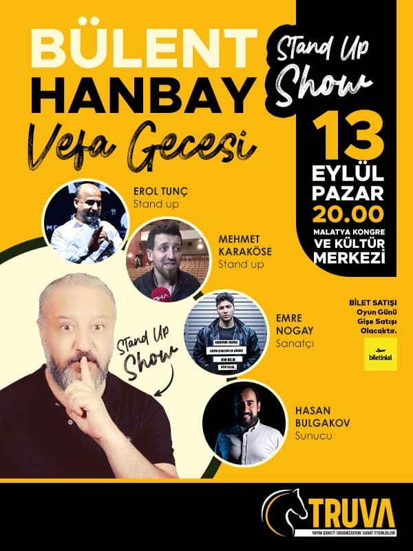 Bülent Hanbay Standup Vefa Gecesi