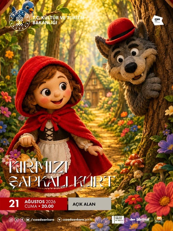 Kırmızı Şapkalı Kurt Biletleri - CSO ADA ANKARA