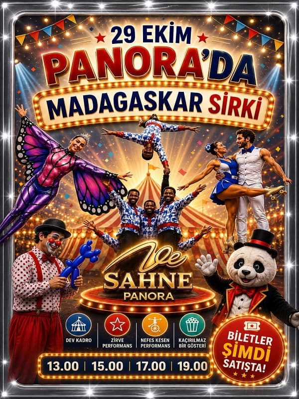 Madagaskar Sirki – Büyülü Dünya Turu
