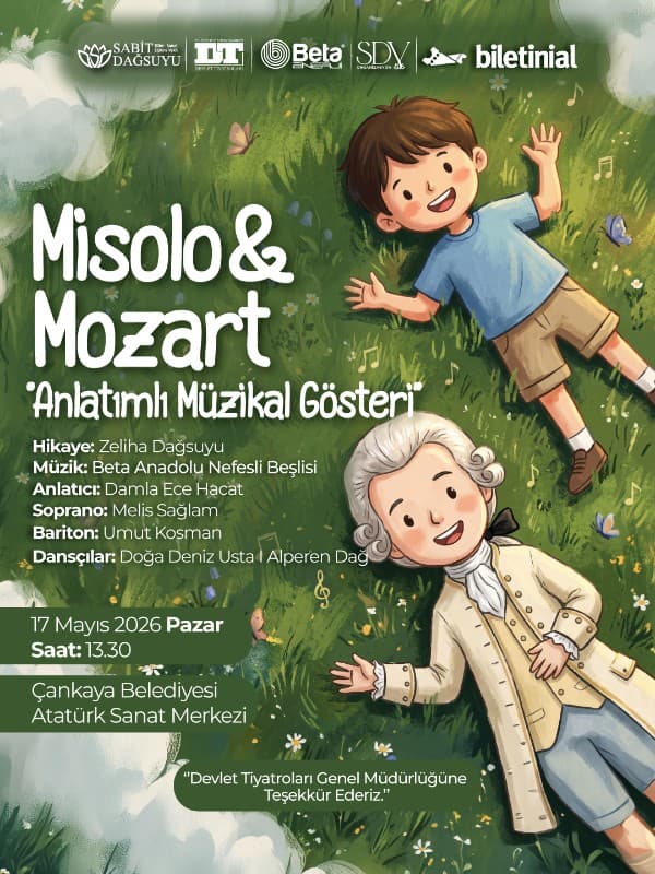 Misolo ve Mozart Anlatımlı Müzikal Gösteri