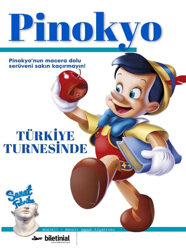 Pinokyo Biletleri - MERSİN MEZİTLİ AÇIK HAVA TİYATROSU