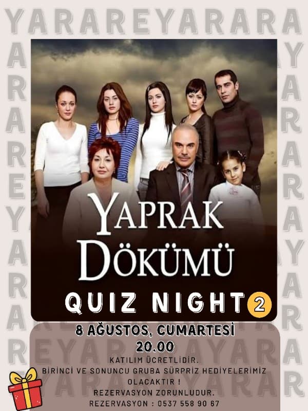 Quiz Night Gecesi