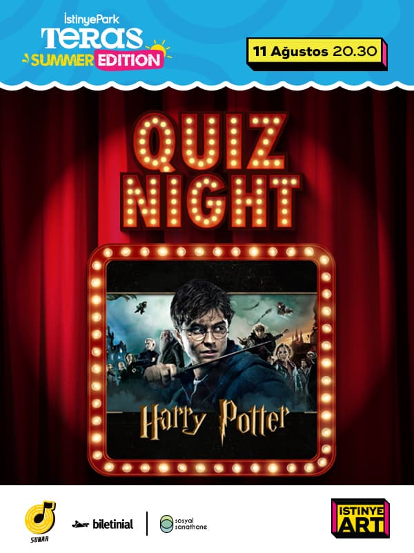 Quiz Night (Harry Potter) Biletleri - İSTİNYEART 0 PERFORMANS ARENA