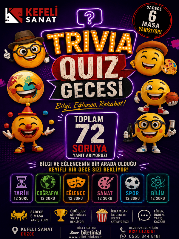 Trivia Quiz Gecesi