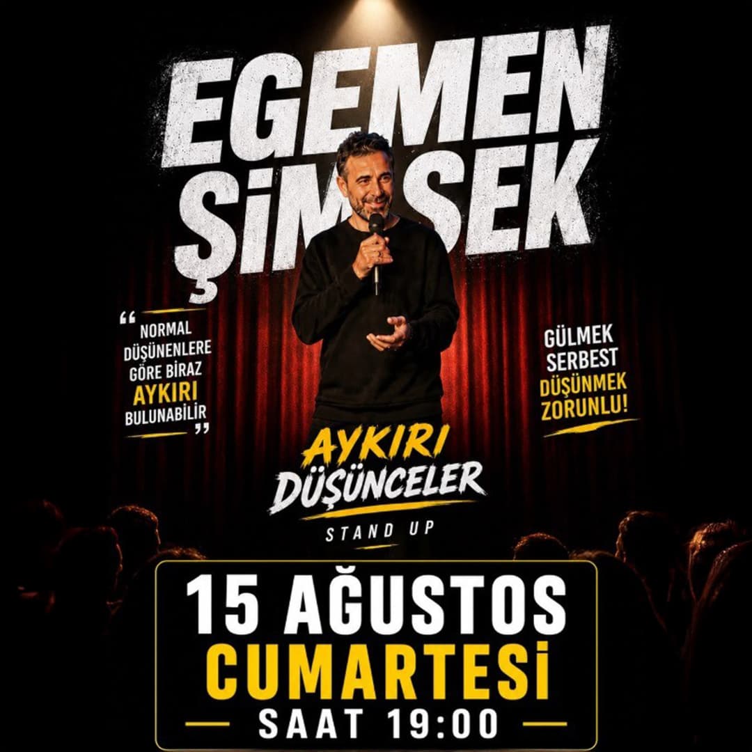 Egemen Şimşek Aykırı Düşünceler Stand up Biletleri - EFSAHNE BEYOĞLU