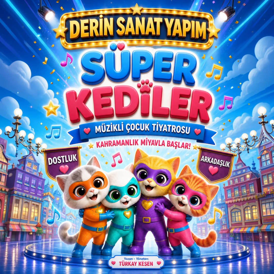 Süper Kediler Tiyatro Oyunu