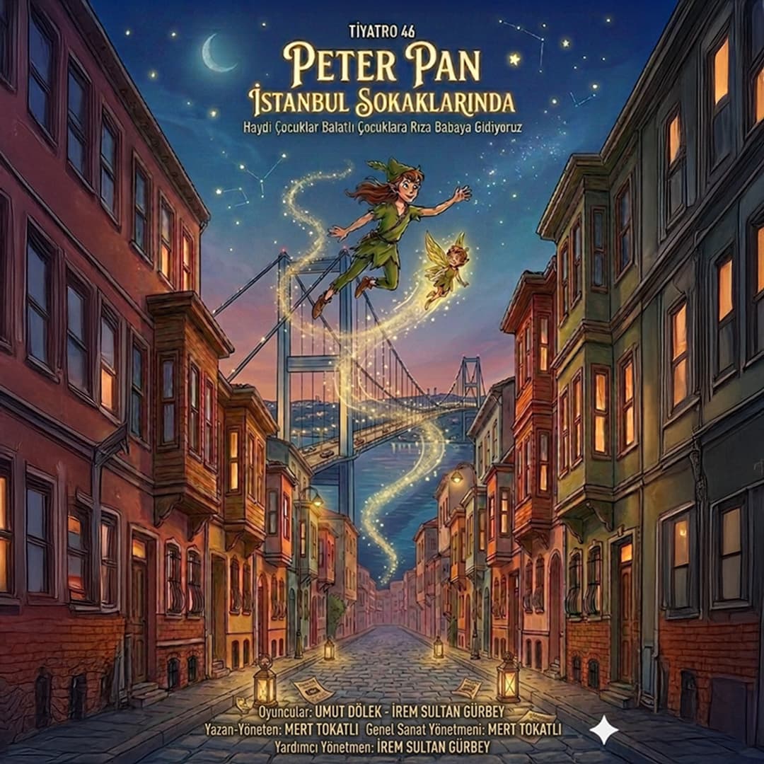 Peter Pan İstanbul Sokaklarında