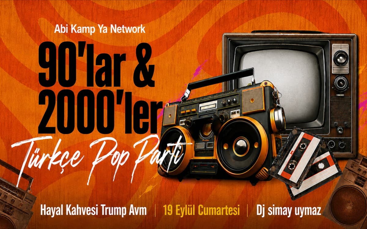 90’LAR EXPRESS – 90’lar & 2000’ler Türkçe Pop Parti