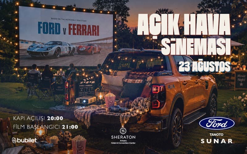 Açık Hava Film Gösterisi: Ford v Ferrari
