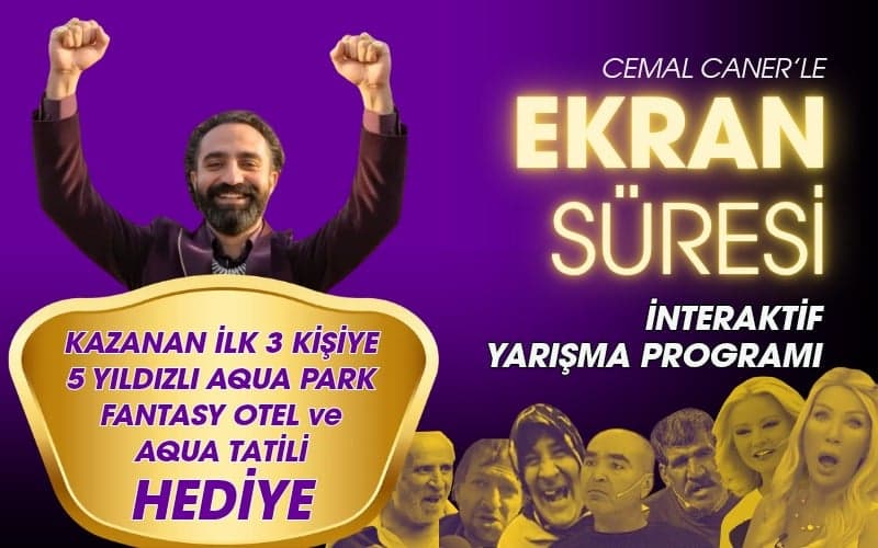 Cemal Caner ile Ekran Süresi – Tatil Ödüllü İnteraktif Yarışma Programı