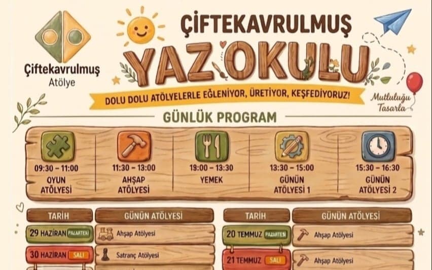 Çiftekavrulmuş Atölye Yaz Okulu