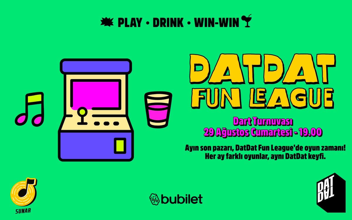 DatDat Fun League - Dart Turnuvası Biletleri - DATDADADAT